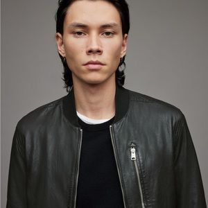 All Saints Leather Bomber
